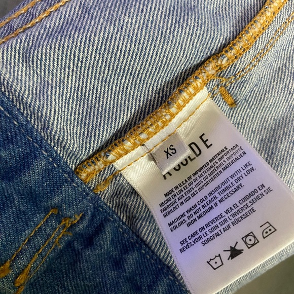 Agolde Denim Jacket Size XS - Picture 4 of 14